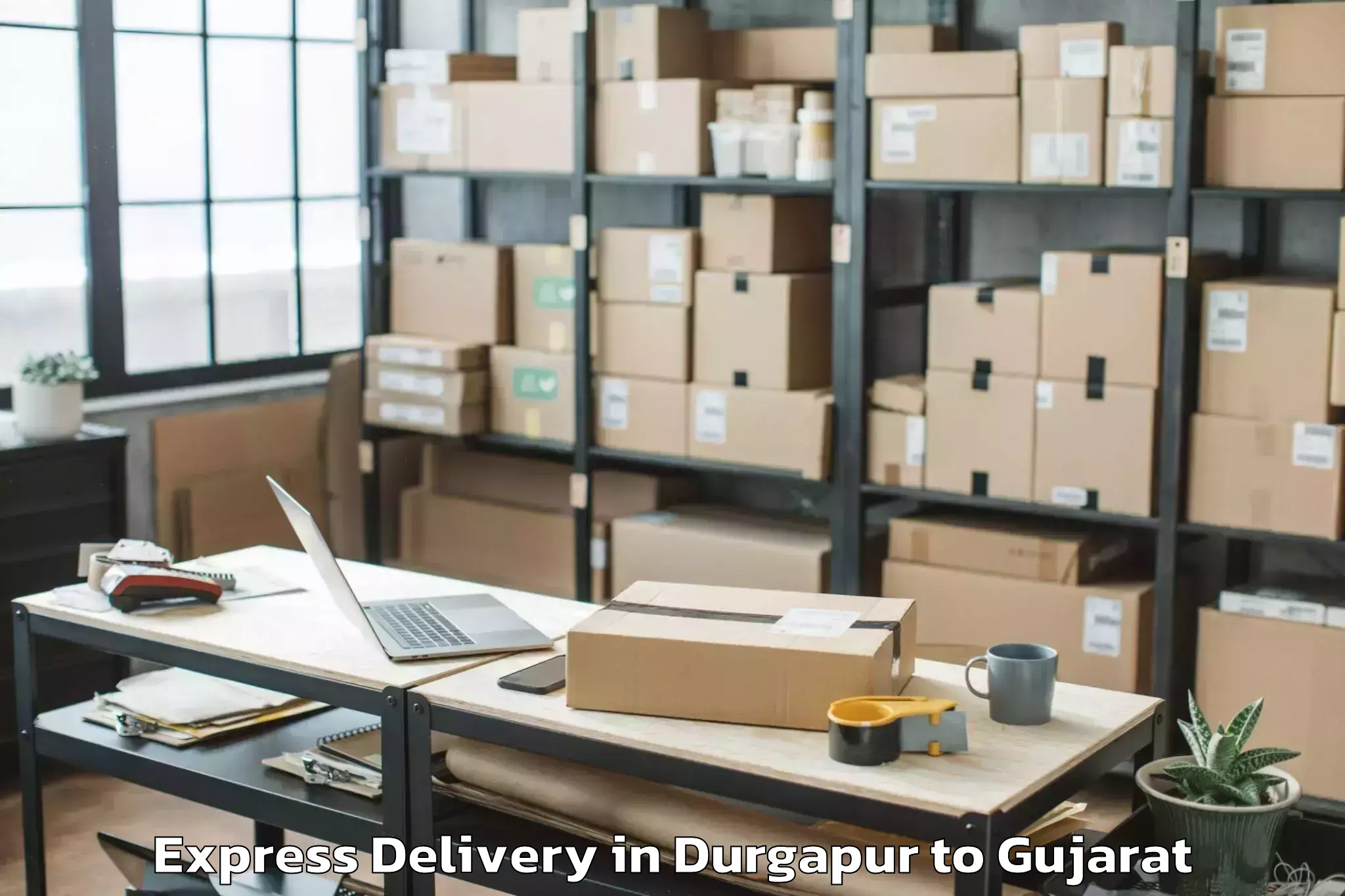 Book Your Durgapur to Santrampur Express Delivery Today